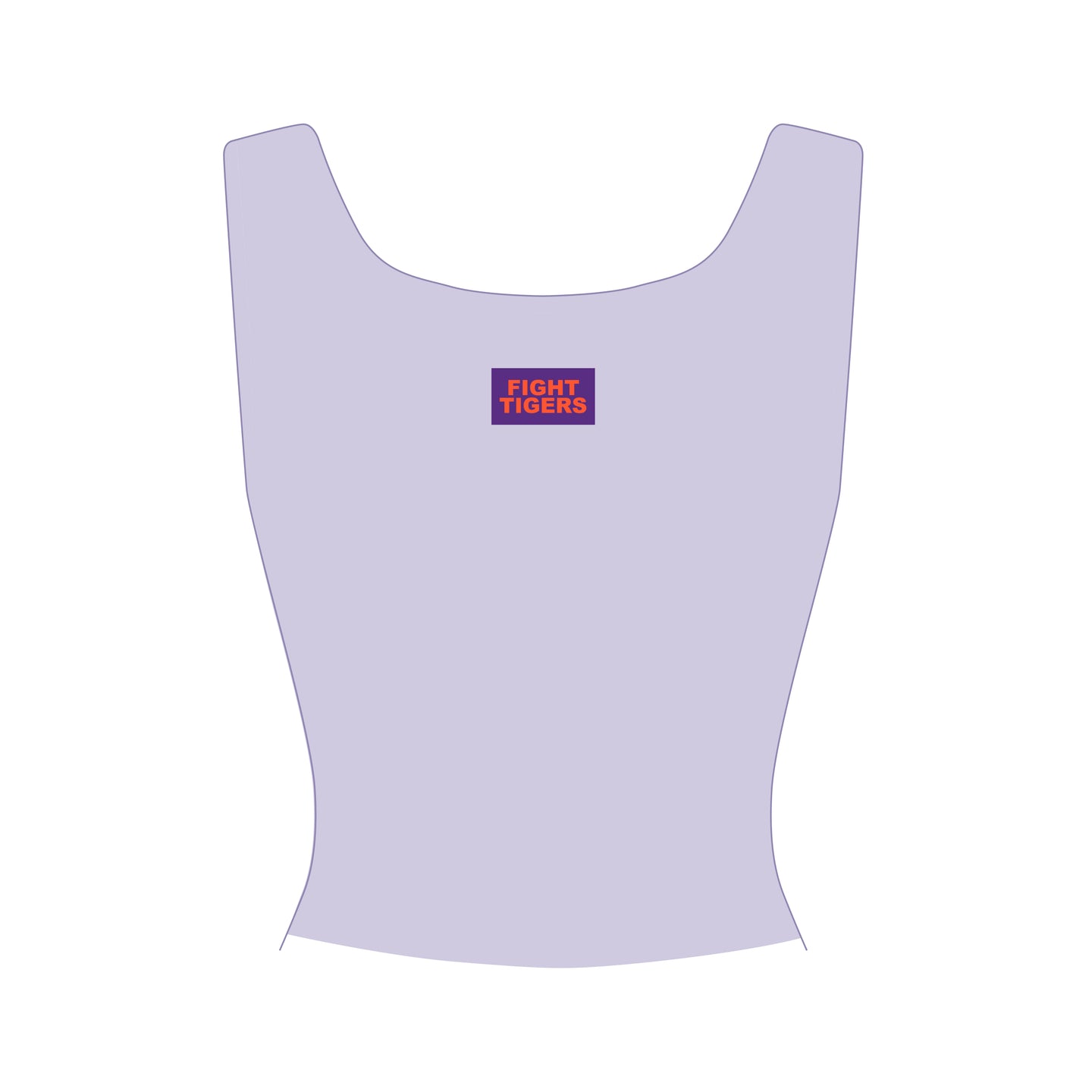Liz Ribbed Clemson Tank