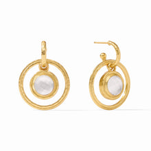Load image into Gallery viewer, Julie Vos Gold Astor 6-in-1 Charm Earring | Iridescent Clear Crystal