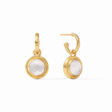 Load image into Gallery viewer, Julie Vos Gold Astor 6-in-1 Charm Earring | Iridescent Clear Crystal