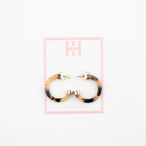 Tortoise Shell Hoo Hoop Minis