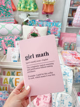 Load image into Gallery viewer, Lined Journal | Girl Math