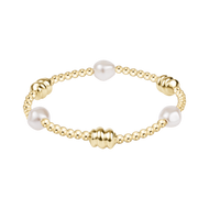 enewton Admire Gold & Admire Pearl 3mm Gold Bracelet