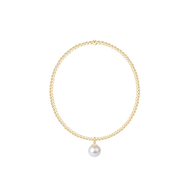 enewton Classic Gold 2mm Bracelet - Classic Pearl 8mm Charm