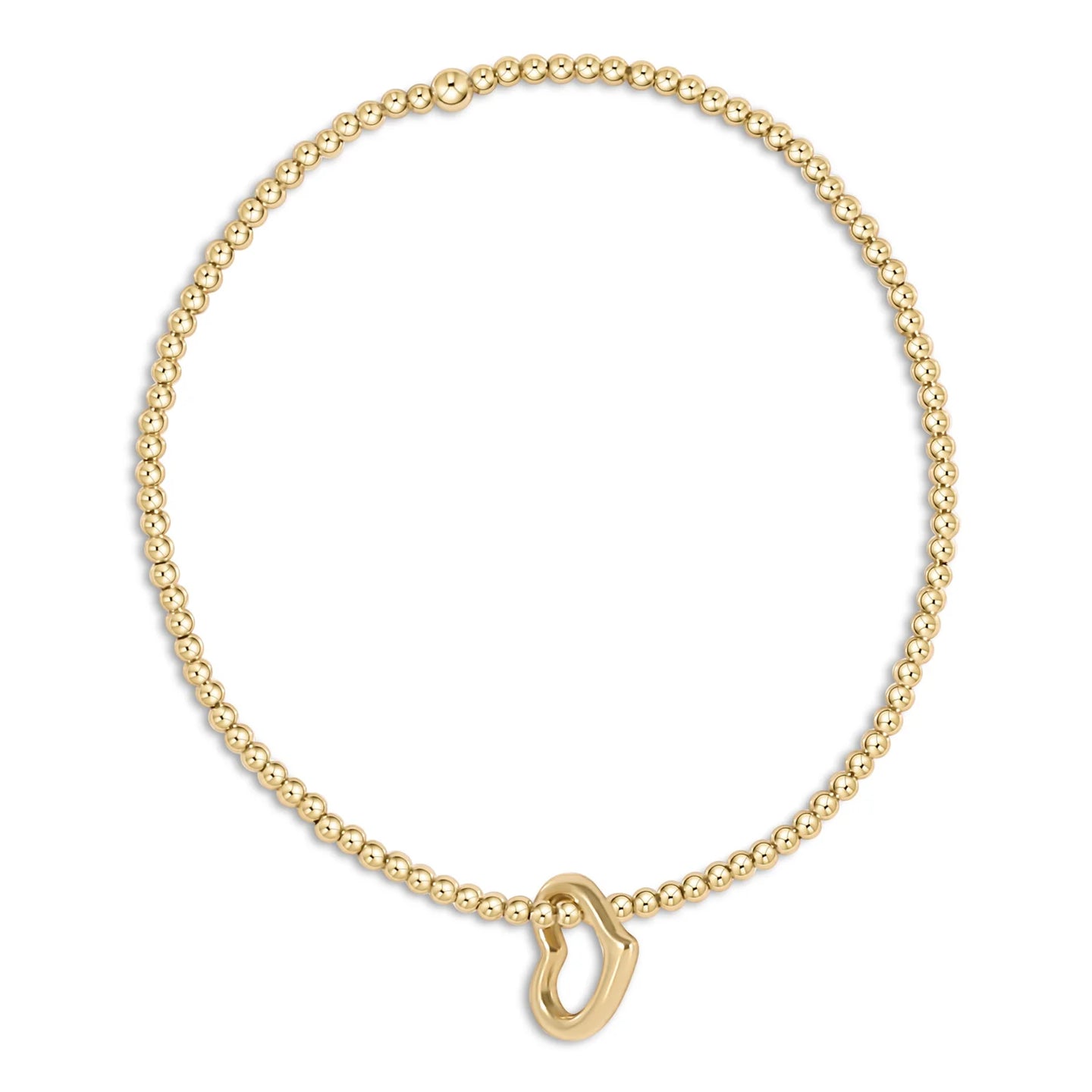 enewton egirl Classic Gold 2.5mm Bead Bracelet - Love Gold