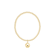 enewton Classic Gold 3mm Bracelet - Classic Gold 10mm Charm