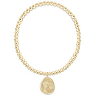 enewton Classic Gold 3mm Bracelet - Inspire America Gold Disc