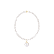 enewton Classic Pearl 3mm Bracelet - Classic Pearl 10mm Charm