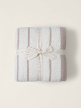 Load image into Gallery viewer, Barefoot Dreams CozyChic Border Throw | Sahara-Cream