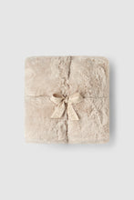 Load image into Gallery viewer, Barefoot Dreams Cloud Faux Fur Throw | Sandstone