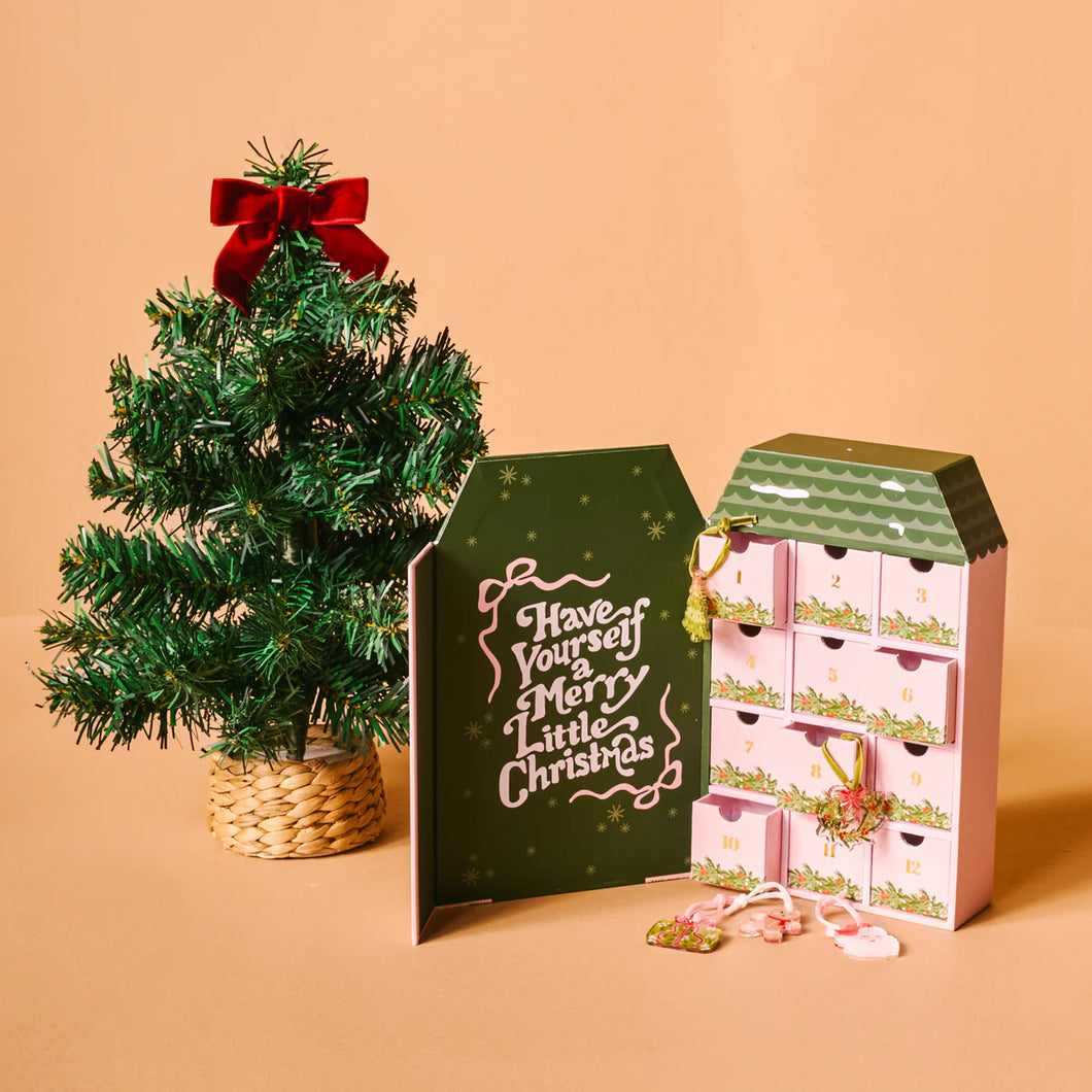 Classic Christmas Ornament Advent Calendar & Mini Tree
