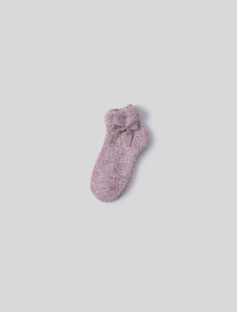 Barefoot Dreams CozyChic Heathered Tennis Socks | Teaberry