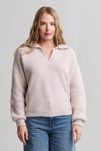 Load image into Gallery viewer, Barefoot Dreams CozyChic Dolman Sleeve Collared Pullover | Stone