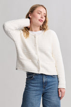 Load image into Gallery viewer, Barefoot Dreams CozyChic Textured Button Front Cardigan | Pearl