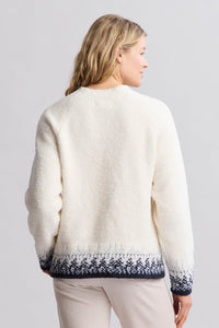 Barefoot Dreams Cozychic Raglan Confetti Pullover | Pearl Multi