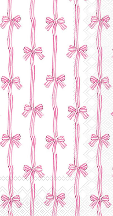Pink Bow Guest Towels