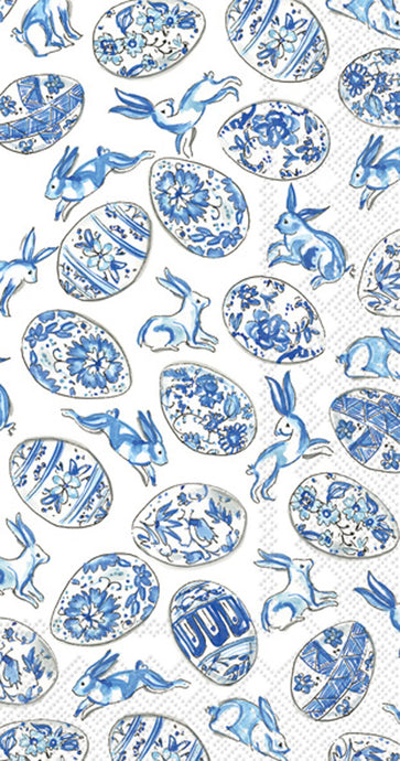 Blue & White Easter Guest Towels