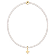 enewton Hope Classic Milkshake Bracelet - Signature Cross Small Gold Charm