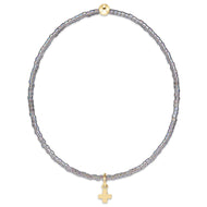 enewton Hope Classic Morning Mist Bracelet - Signature Cross Small Gold Charm