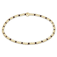 enewton Hope Sincerity Pattern 2mm Bead Bracelet - Chocolate