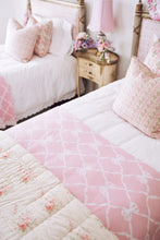 Load image into Gallery viewer, LoveShackFancy Bow Throw Blanket | Pastel Pink
