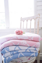 Load image into Gallery viewer, LoveShackFancy Bow Throw Blanket | Pastel Pink