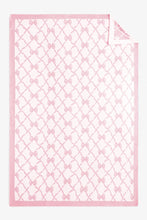 Load image into Gallery viewer, LoveShackFancy Bow Throw Blanket | Pastel Pink