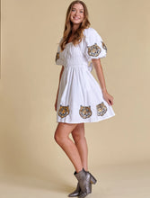 Load image into Gallery viewer, Tigers Puff Sleeve Dress