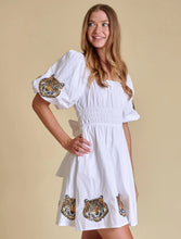 Load image into Gallery viewer, Tigers Puff Sleeve Dress