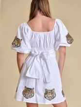 Load image into Gallery viewer, Tigers Puff Sleeve Dress