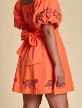 Load image into Gallery viewer, Clemson Puff Sleeve Dress
