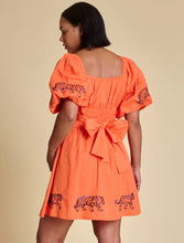 Load image into Gallery viewer, Clemson Puff Sleeve Dress