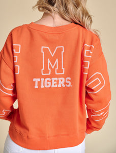 Clemson Sequin Boxy Sweatshirt