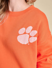 Load image into Gallery viewer, Clemson Sequin Boxy Sweatshirt