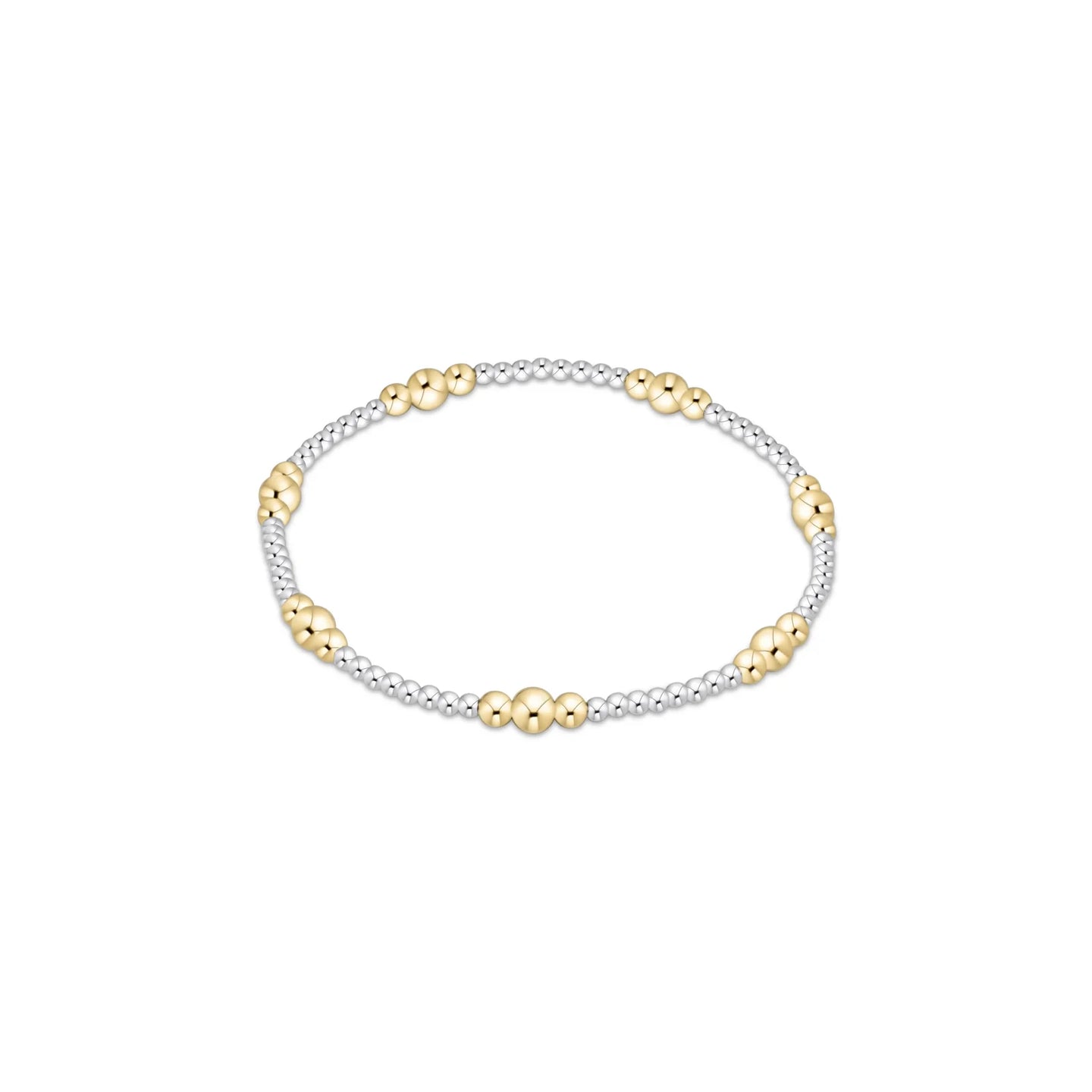 enewton Purpose Gold 4mm Bead Bracelet - Mixed Metal