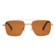 Load image into Gallery viewer, Brooks Sunglasses | Gold/Brown