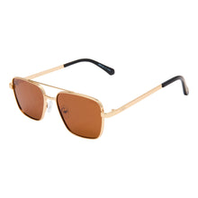 Load image into Gallery viewer, Brooks Sunglasses | Gold/Brown