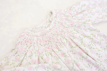 Load image into Gallery viewer, Baby Dunn Rosy Trellis Long Sleeve Bubble