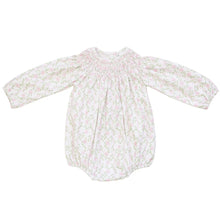Load image into Gallery viewer, Baby Dunn Rosy Trellis Long Sleeve Bubble