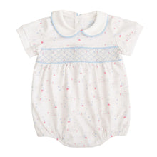 Load image into Gallery viewer, Baby Dunn Little Aviators Short Sleeve Smocked Bubble