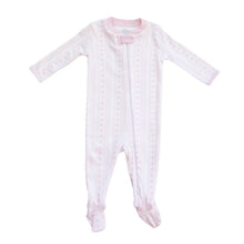 Load image into Gallery viewer, Baby Dunn Starlight Stripes | Footie Pink