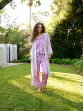 Load image into Gallery viewer, Brooks Avenue Bathrobe | Cabana Stripe Pink