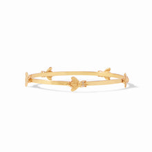 Load image into Gallery viewer, Julie Vos Gold Bee Bangle | Cubic Zirconia
