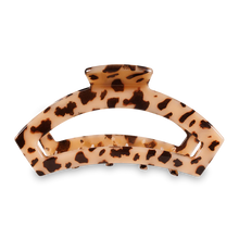 Load image into Gallery viewer, Teleties Open Blonde Tortoise Large Hair Clip