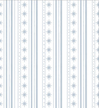 Load image into Gallery viewer, Baby Dunn Starlight Stripes | Footie Blue