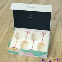 Load image into Gallery viewer, Byrdeen Flora Wine Glass Set of 4