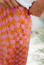 Load image into Gallery viewer, Briton Court Tiffany Skirt | Checker Pink