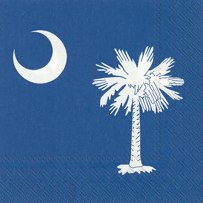 South Carolina Flag Cocktail Napkins