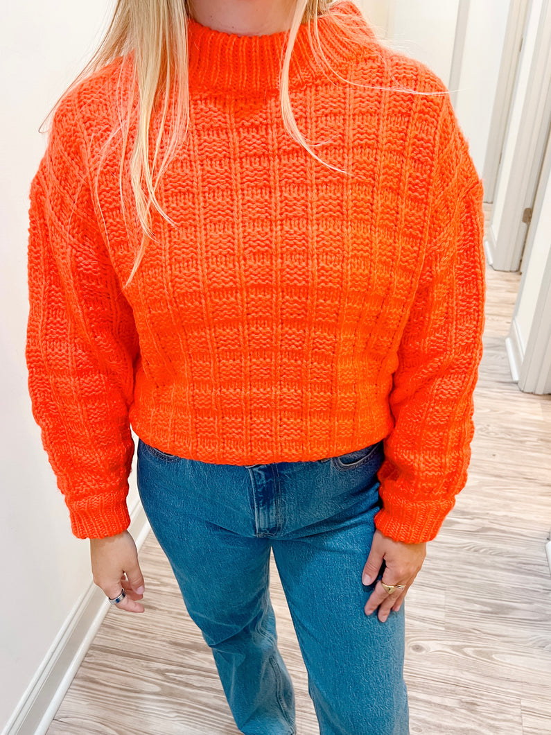 FRNCH Chiara Sweater | Orange