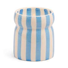 Load image into Gallery viewer, 6.5 Oz Cabana Blue Striped Candle - Lost at Sea