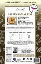 Load image into Gallery viewer, d'marie Craft Cocktail Slush Mix | Espresso Martini